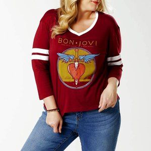 Bon Jovi You Give Love A Bad Name glam metal rock T-Shirt 2X Plus Size NWT